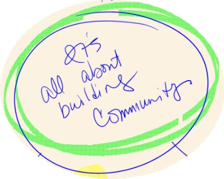 It's All About Building Community
