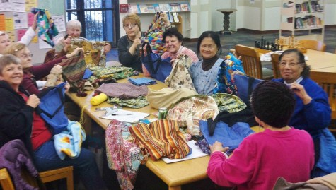 Craft Circle members at Sulzer Library