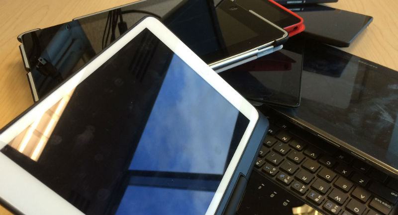 smartphones and laptops