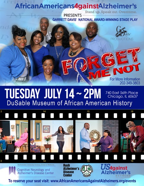 Forget Me Not Chicago poster